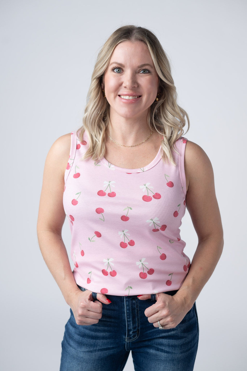 Ava Tank - Cherries