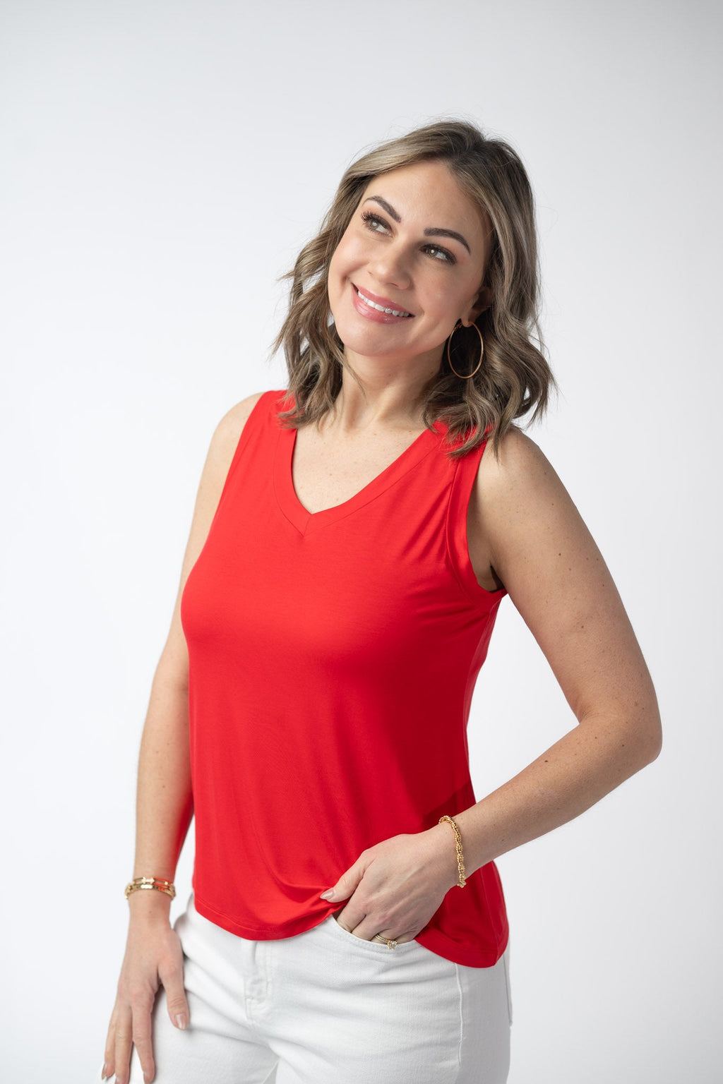Noelle Tank - Red