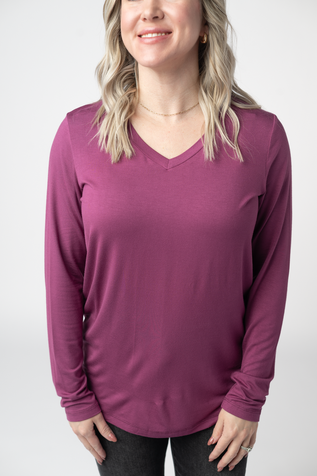 Larissa Long Sleeve - Mulberry