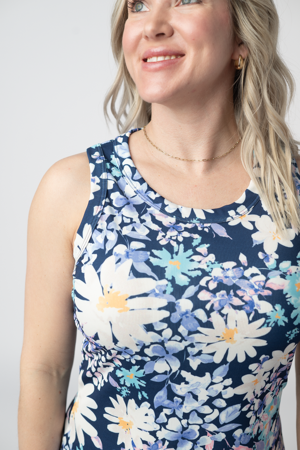 Mariah Ribbed Dress - Daisy Blues