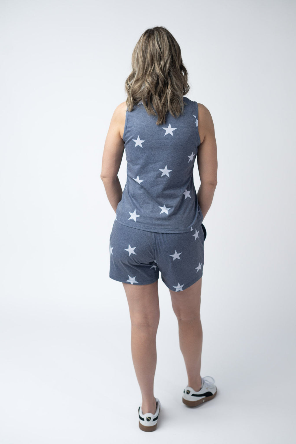 Jamie Shorts - Faded Navy Stars