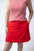 Serena Luxe Skort - Red