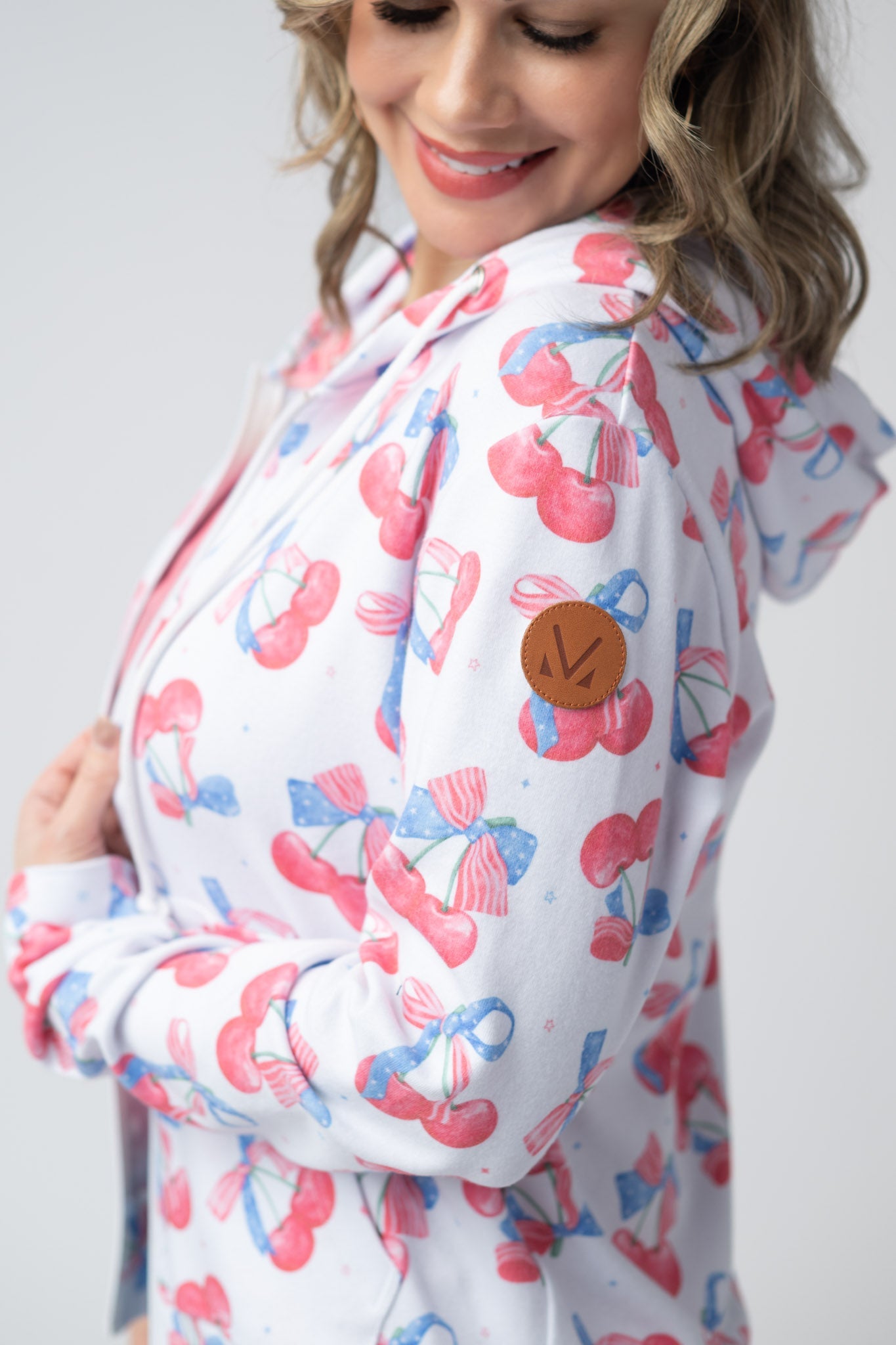 Fullzip Hoodie - Patriotic Cherries