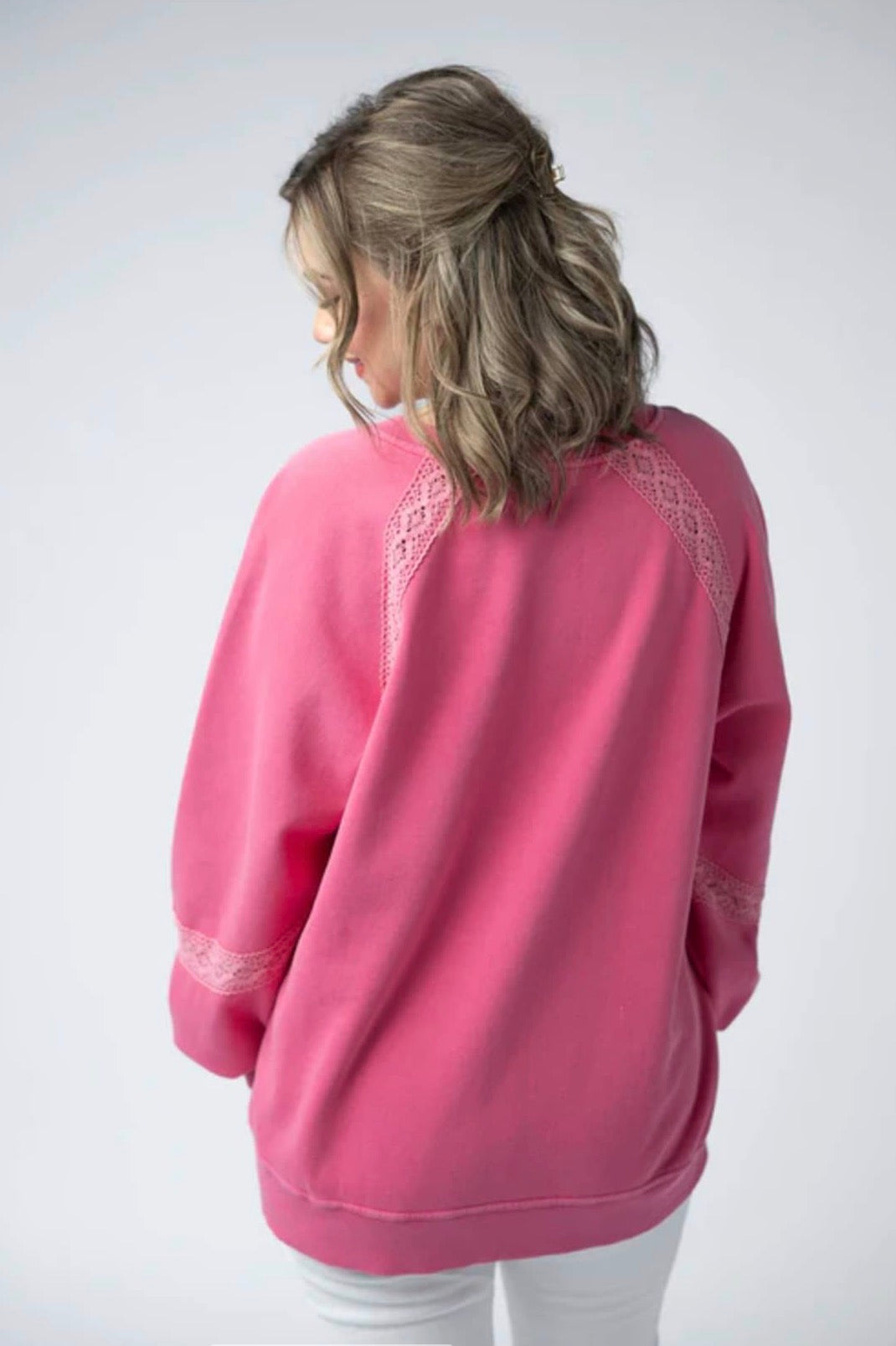 Lacey Vintage Wash Pullover