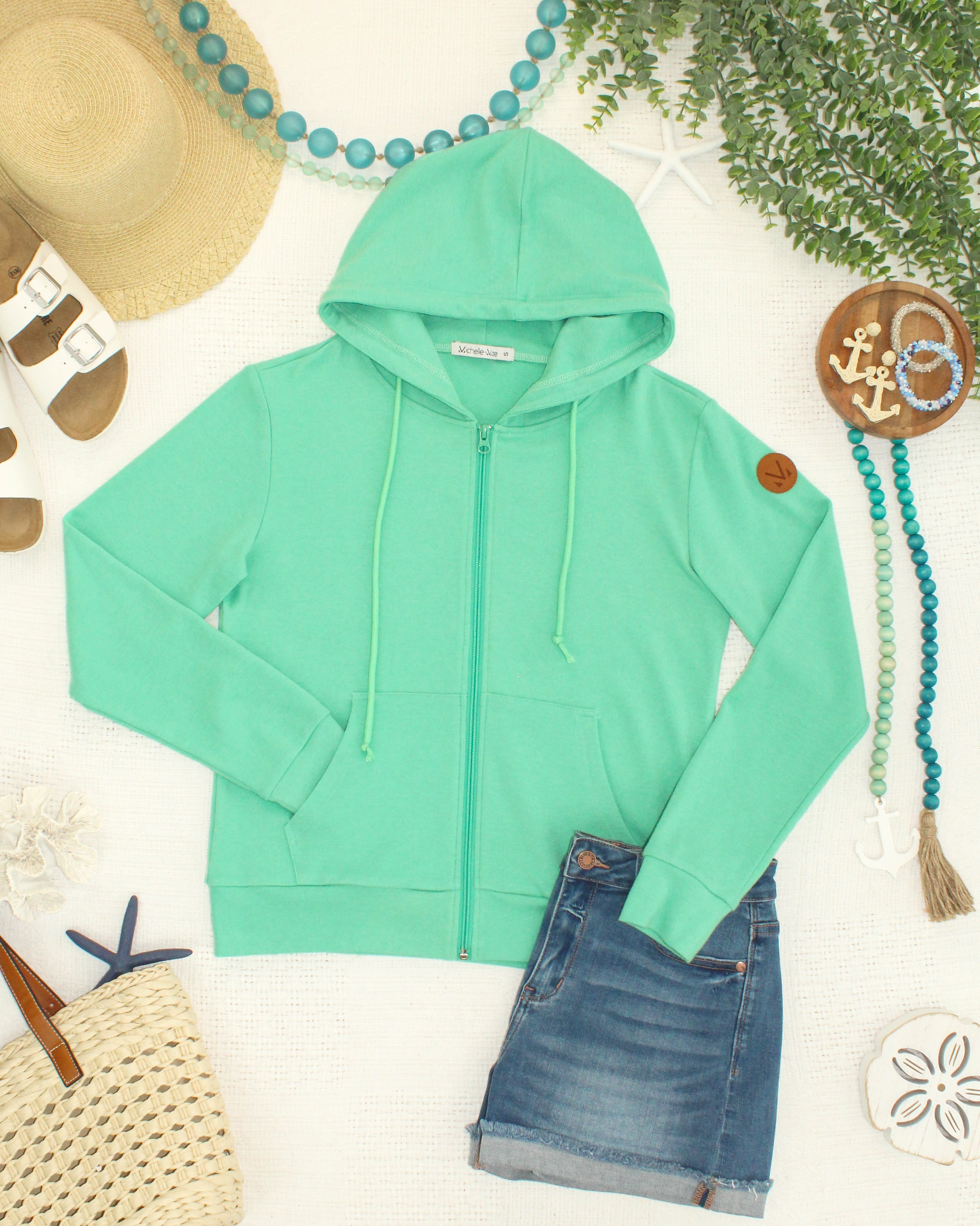 Fullzip Hoodie - Aquamarine