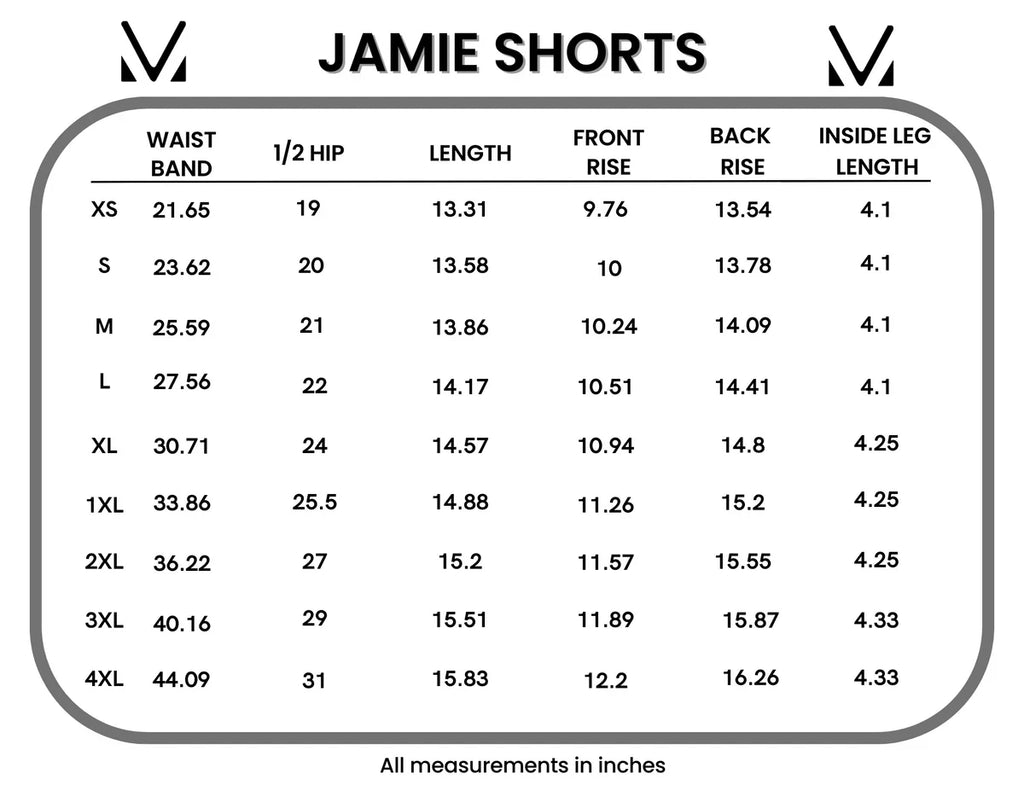 Jamie Shorts - Rainbow Stripes