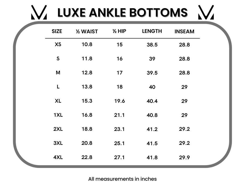 Scuba Ankle Bottoms- Black