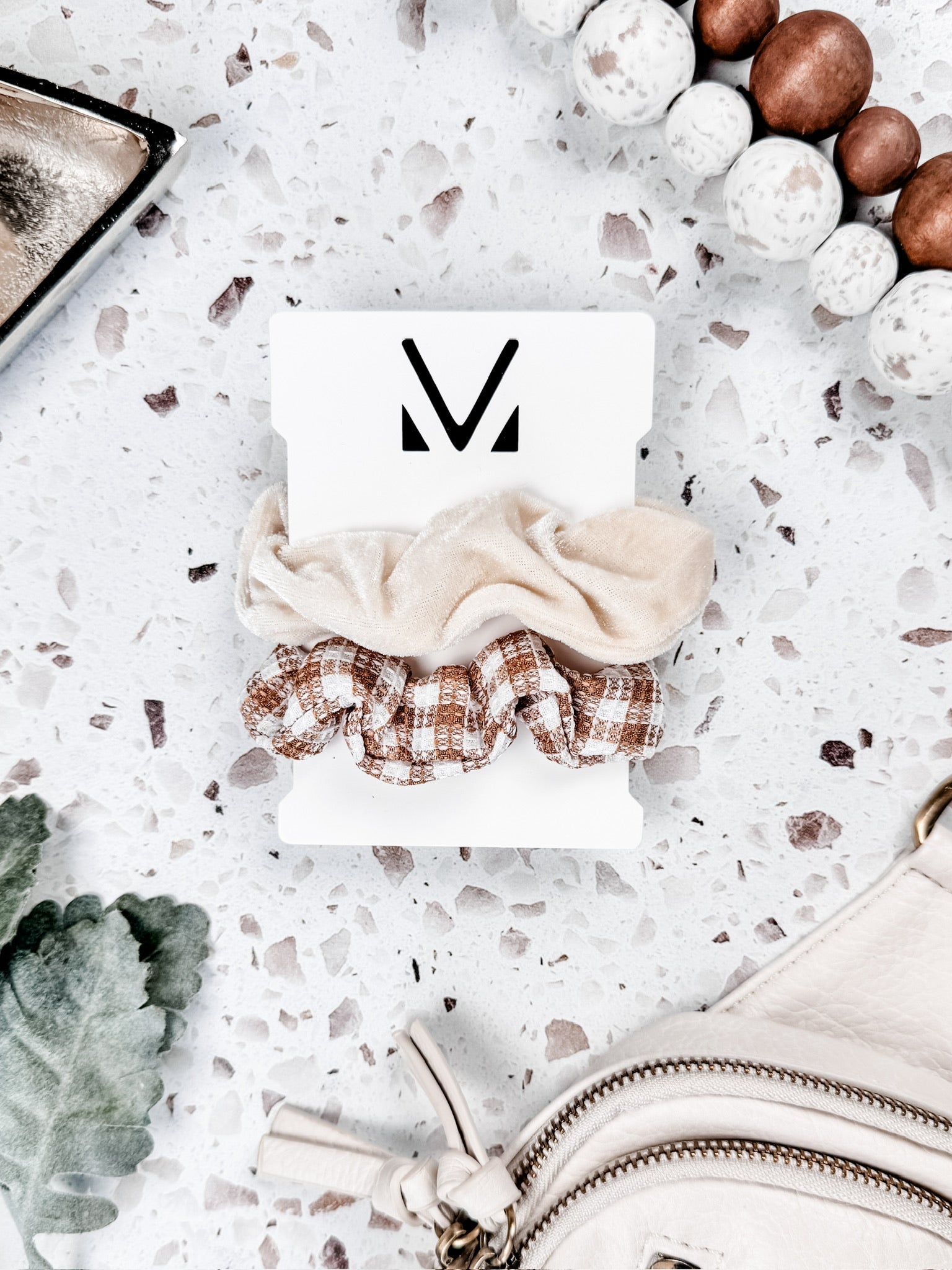 Plaid Duo Scrunchies FINAL SALE
