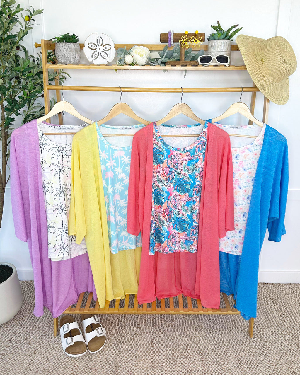 Ellie Cover-Up Kimono - Light Blue