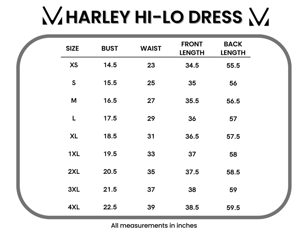 Harley High-Low Dress - Navy Citrus