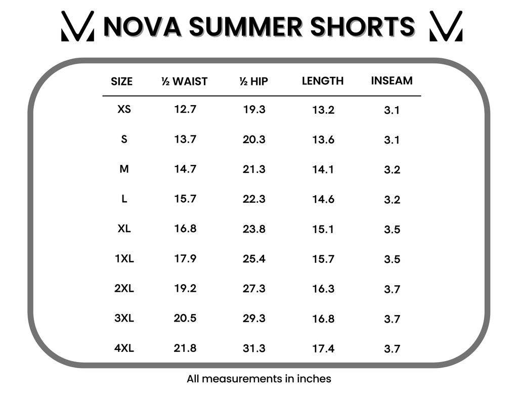 Nova Summer Shorts - Tropical Palm