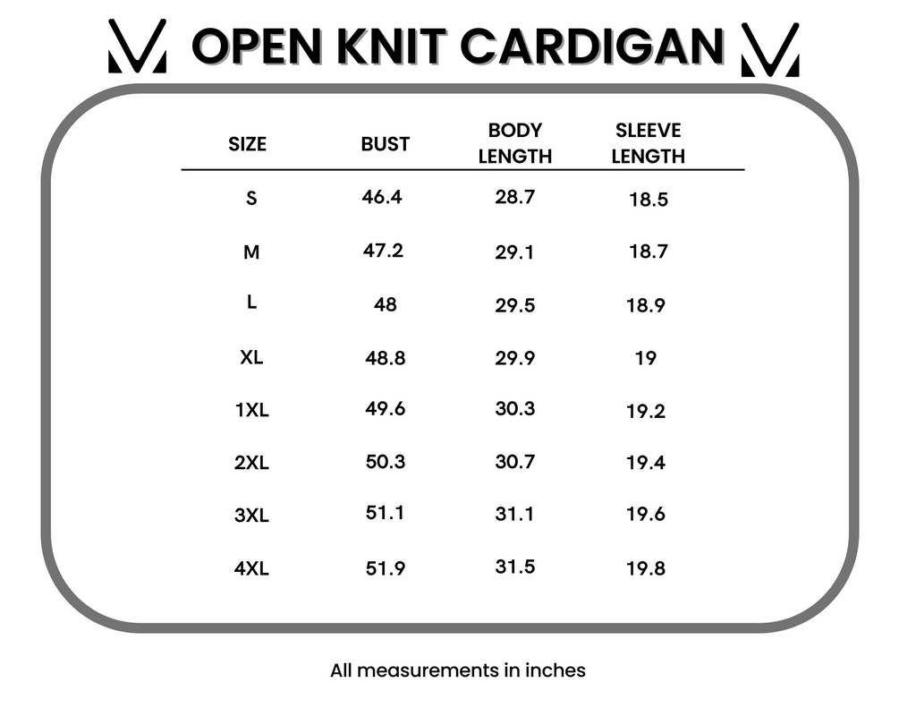 Open Knit Cardigan - Ivory