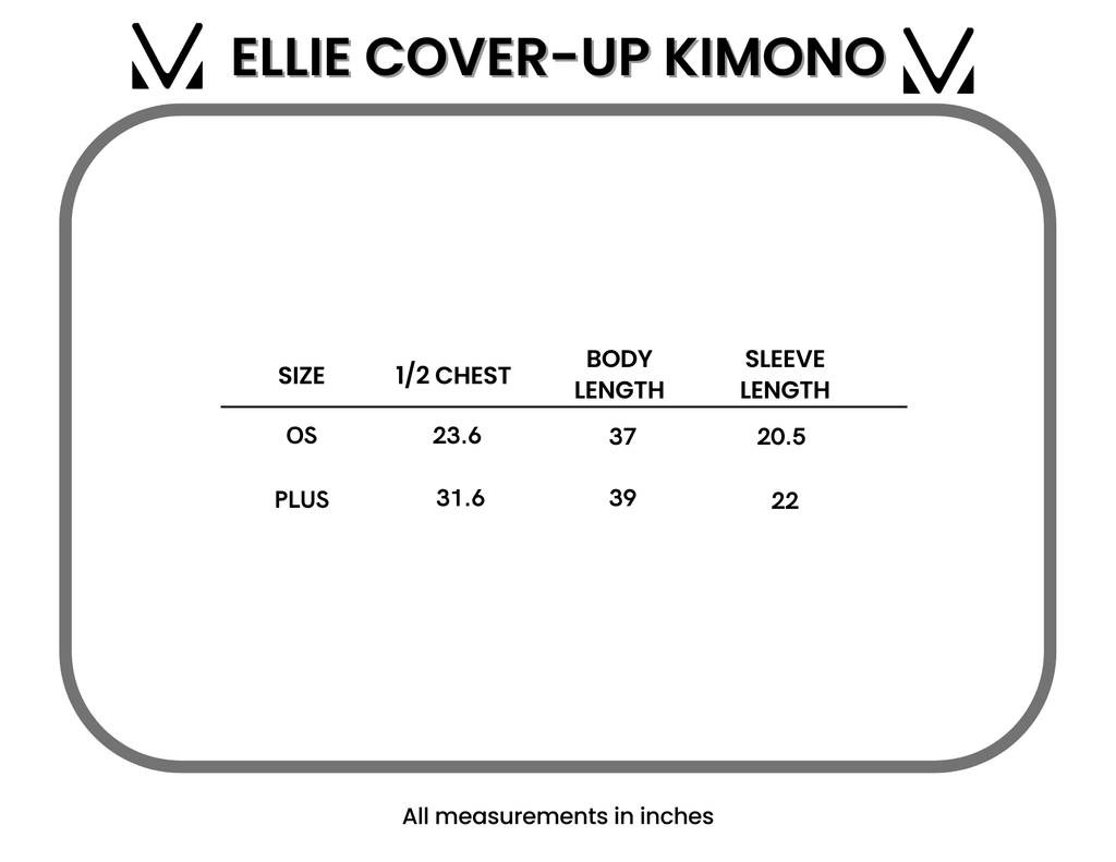 Ellie Cover-Up Kimono - Light Blue