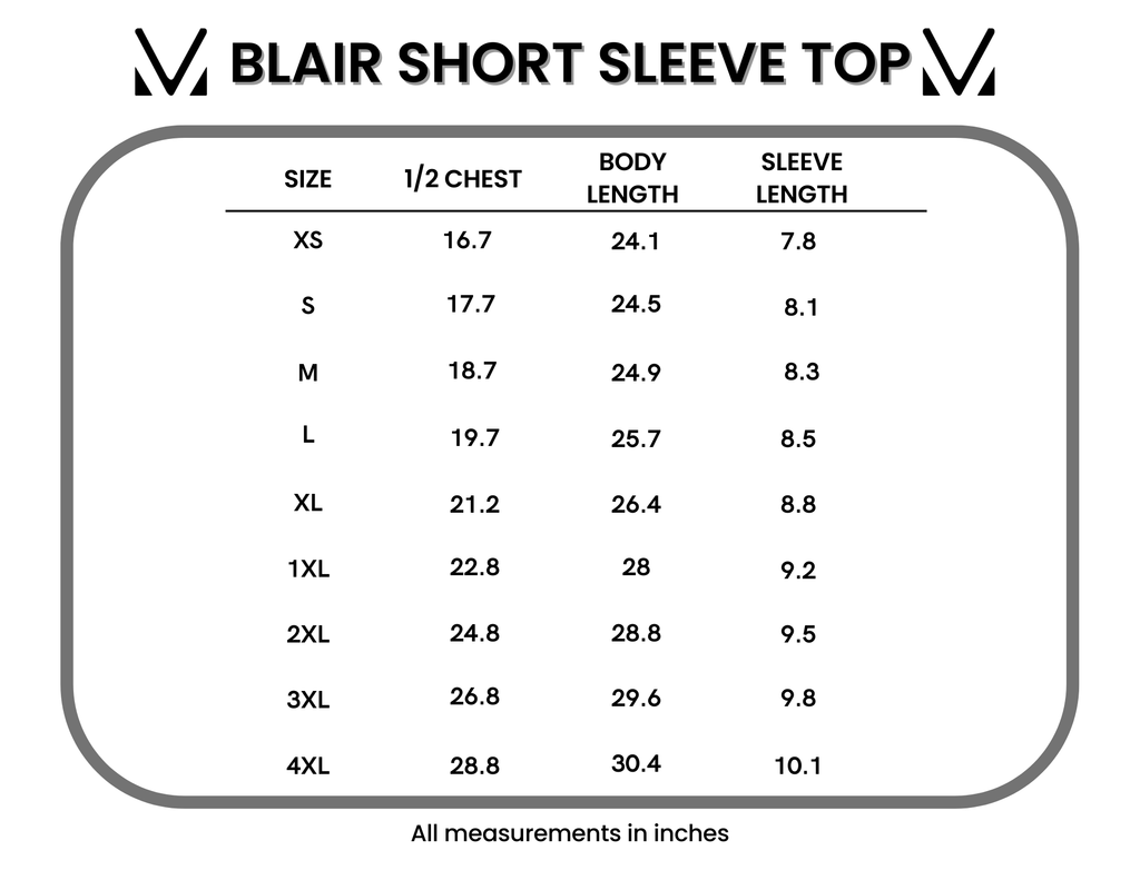 Blair Short Sleeve Top