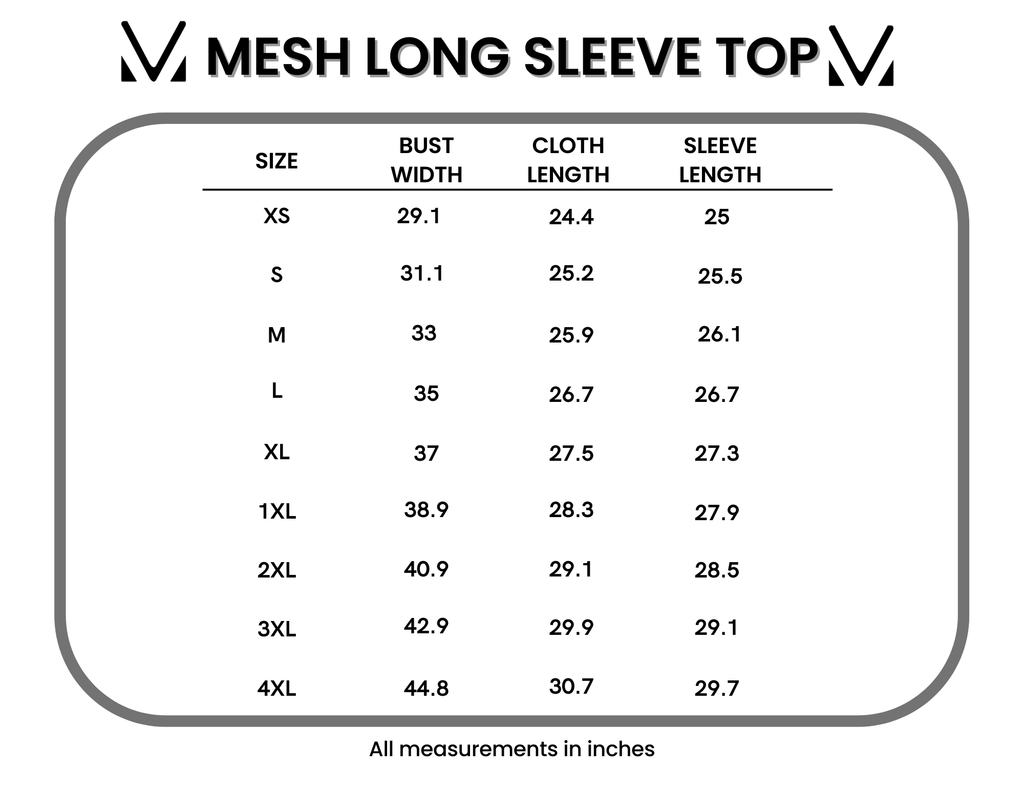 Mesh Long Sleeve Top - Stars