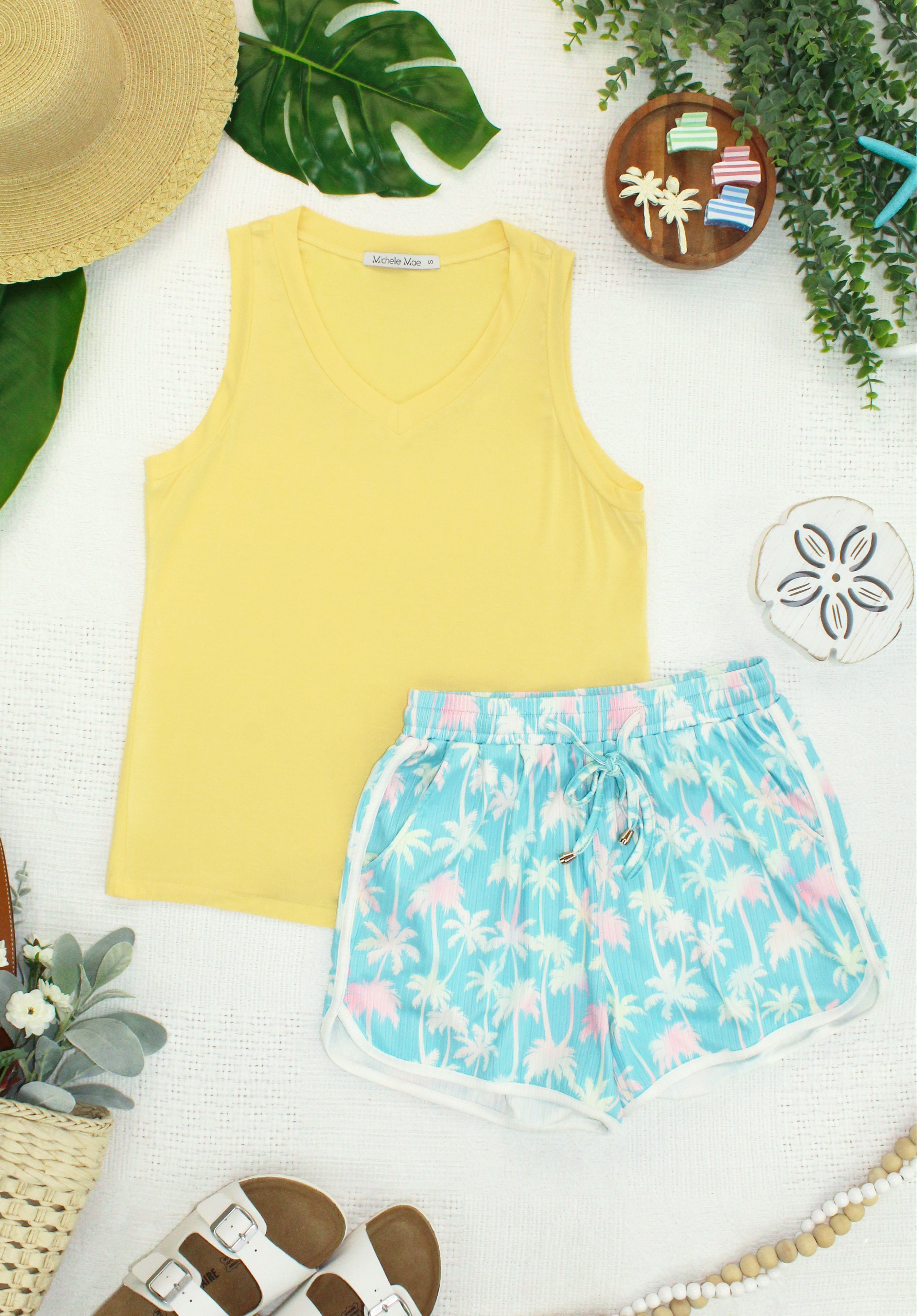 Noelle Tank - Lemon