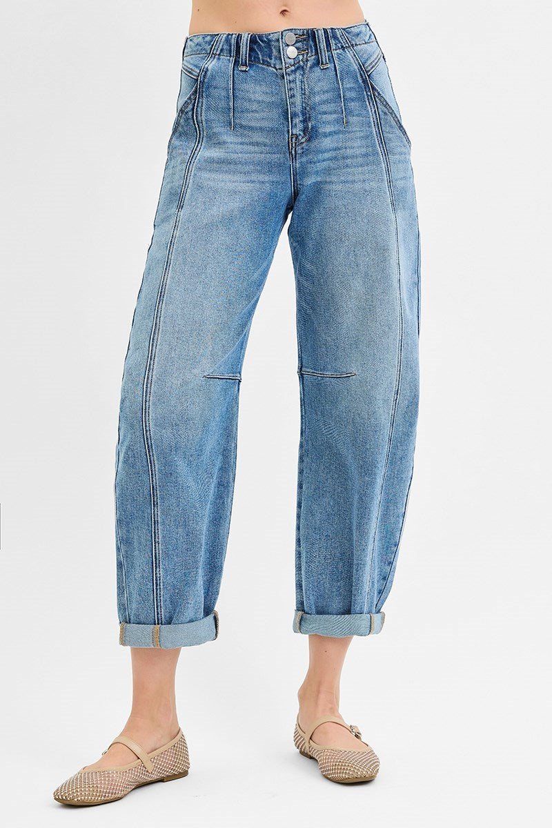 Jazmyn Barrel Jeans