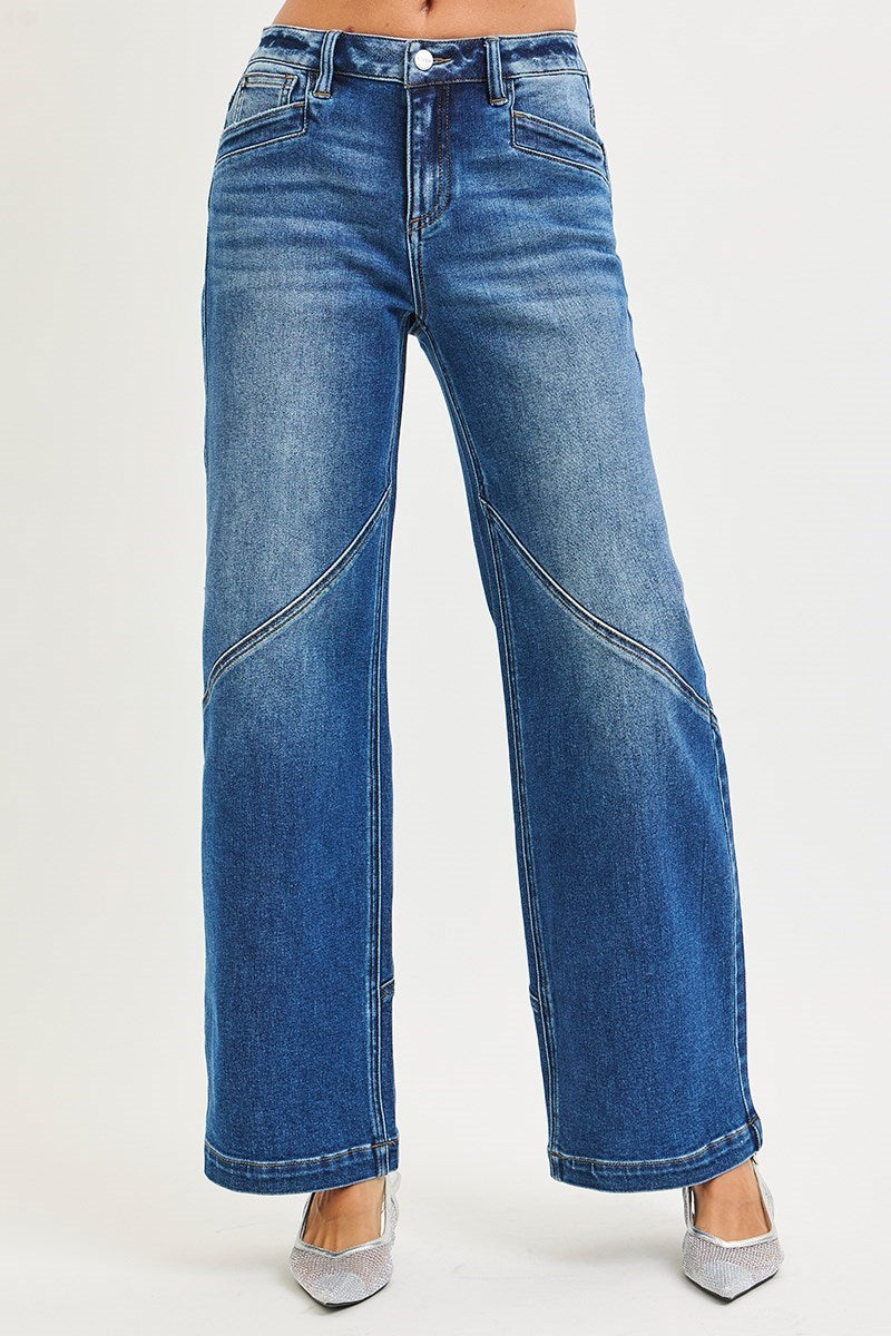 Samantha Seam Line Risen Jeans