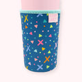 Emerald Rainbow Shapes Coffee Sleeve