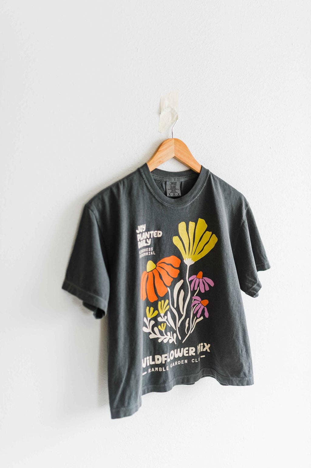 Joy Wildflower Boxy Crop Tee
