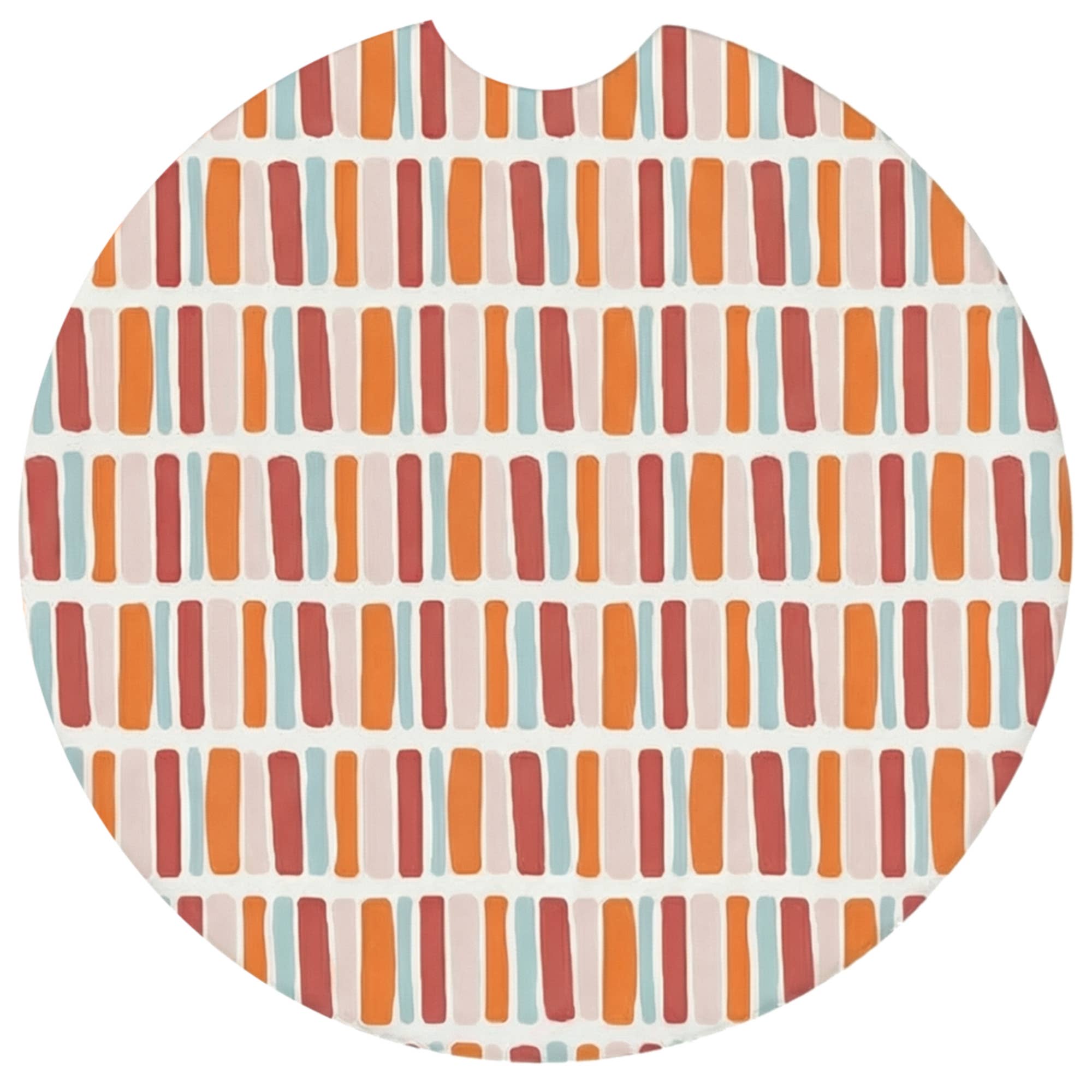 Weird Mom Stripes - Car Coasters