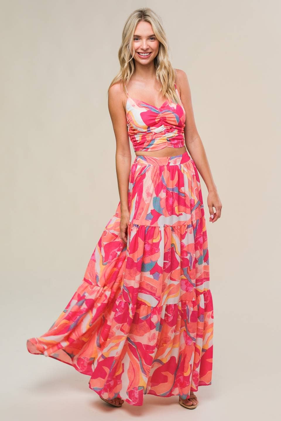 Sunny Days Maxi Skirt Set