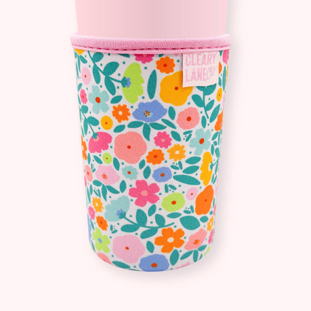 Blush Rainbow Meadows Coffee Sleeve