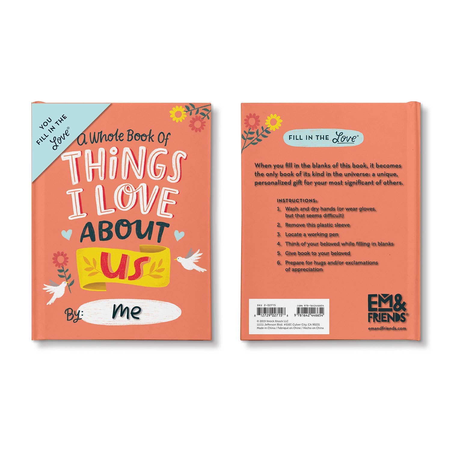 About Us Fill in the Love® Journal