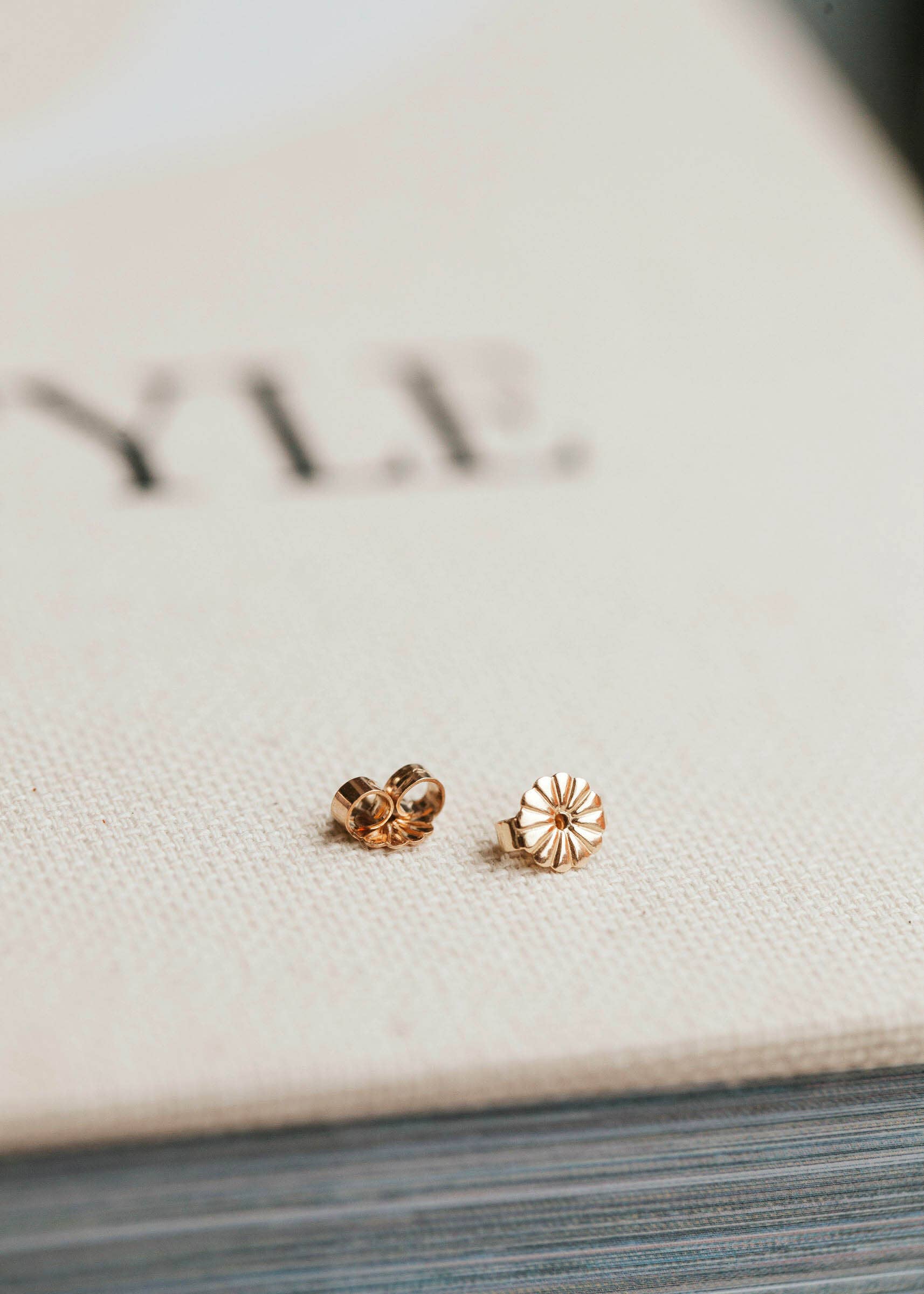 Tiny Heart Studs | 14kt Gold Fill + Sterling Silver