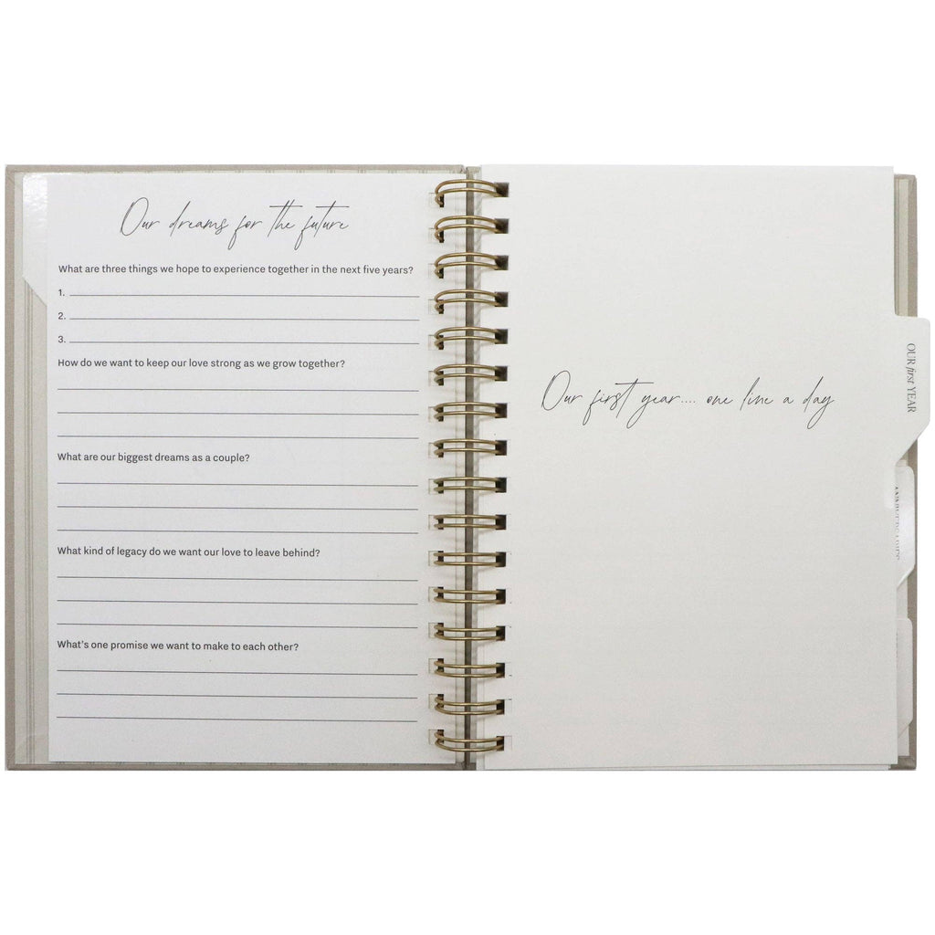 Newlywed One Line A Day Prompted Journal
