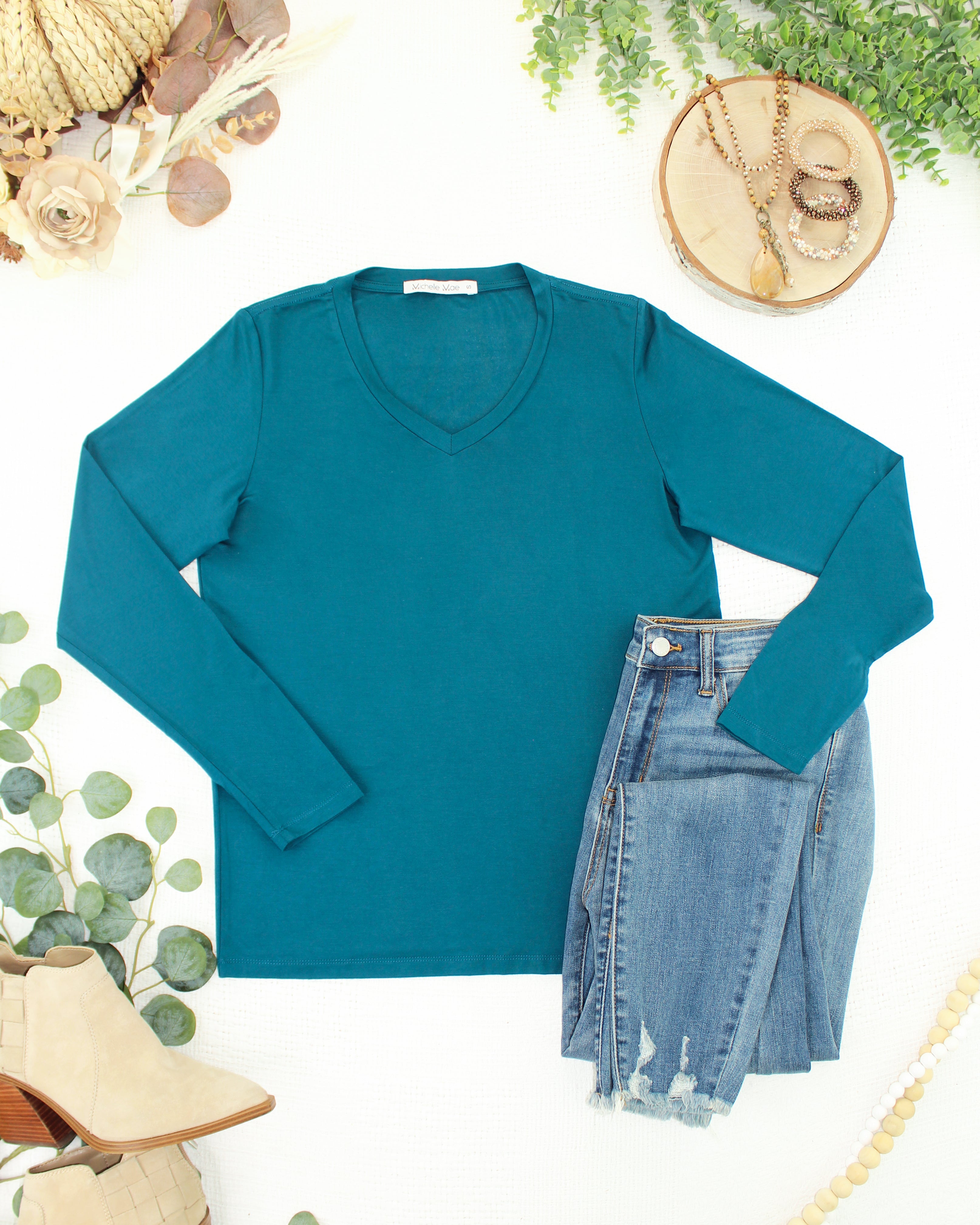 Larissa Long Sleeve - Teal