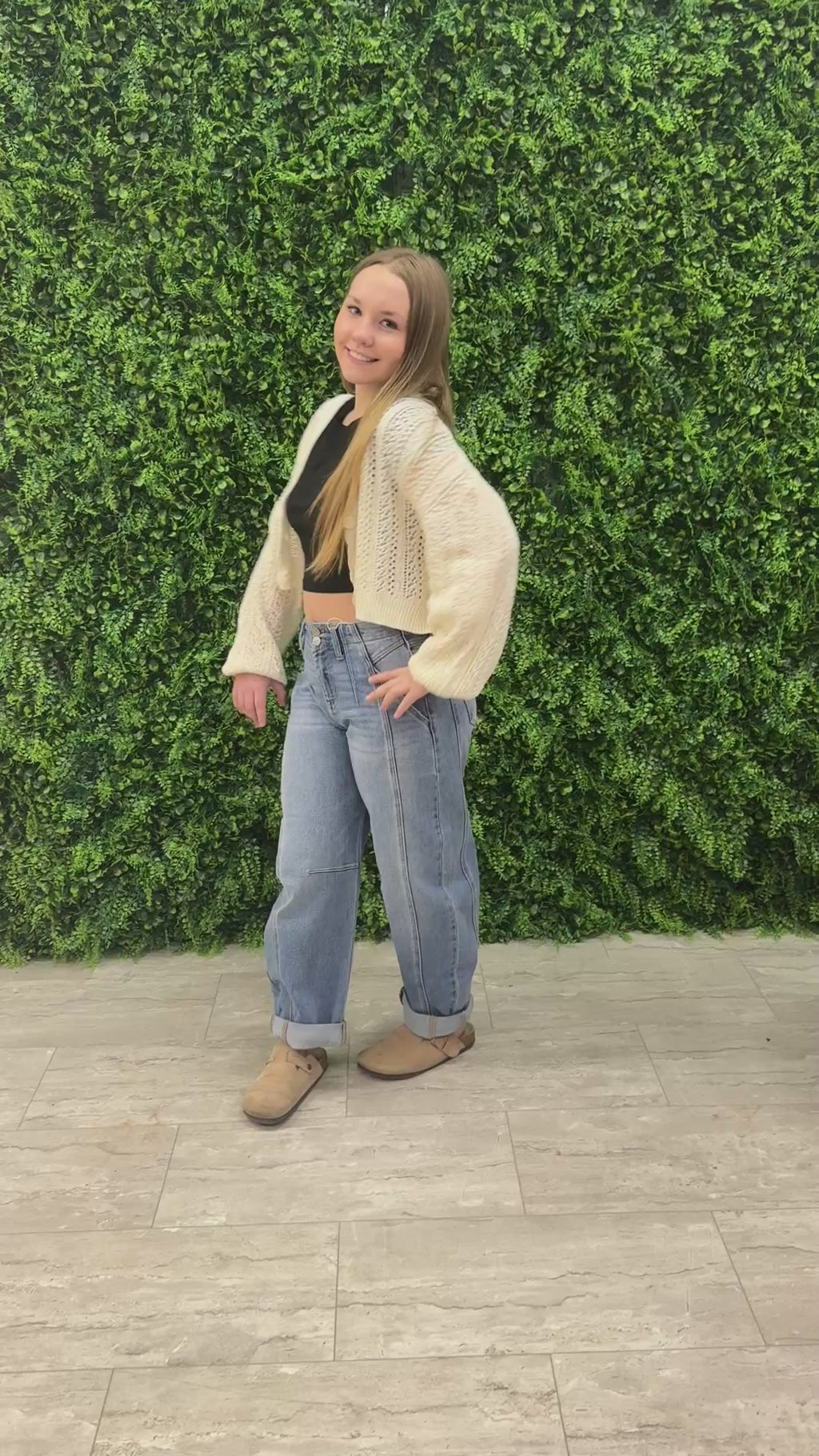 Jazmyn Barrel Jeans