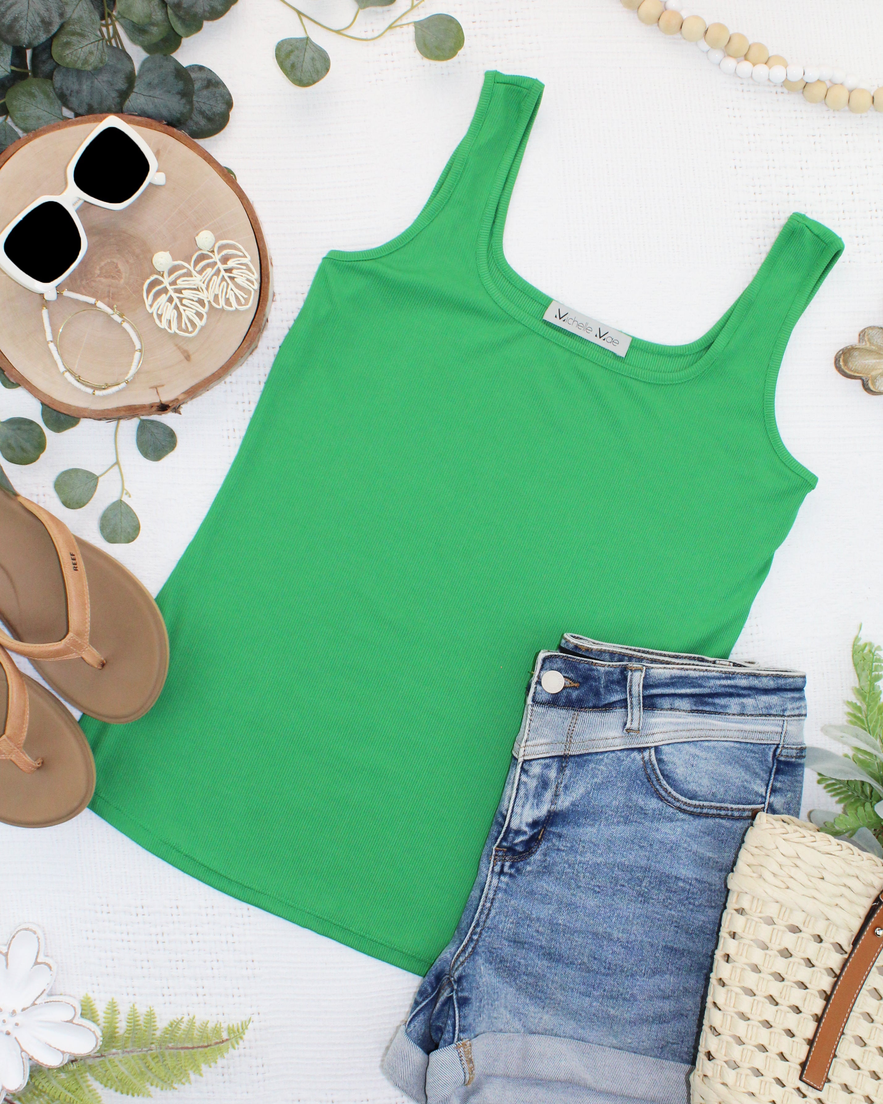 Rachel Ribbed Tank